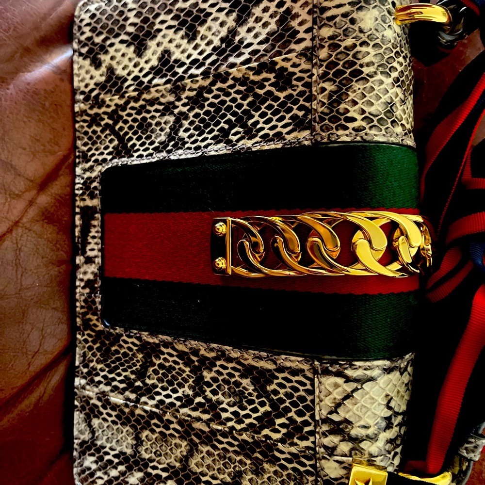 Sylvie Python Handbag - image 2